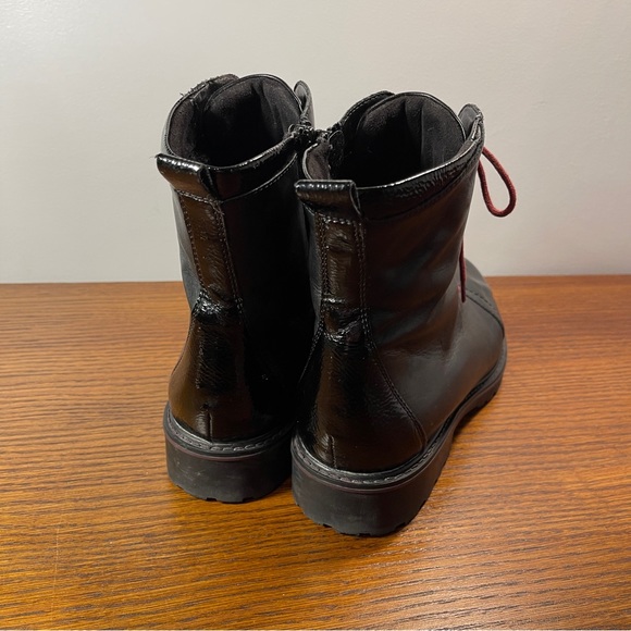 Remonte Black Leather Lined Winter Boot - Picture 4 of 10